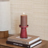 Tealight Holder Metal Burgundy - Things I Like Things I Love