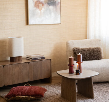 Tealight Holder Metal Burgundy - Things I Like Things I Love