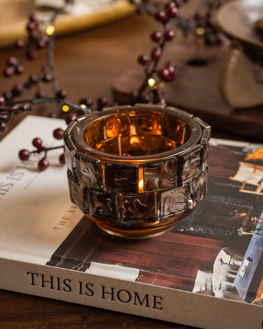 Tealight Holder Mosaic Glass - Things I Like Things I Love