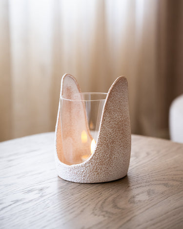 Tealight Holder Noor Glass - Things I Like Things I Love