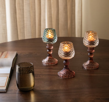 Tealight Holder Pincone Yellow - Medium - Things I Like Things I Love