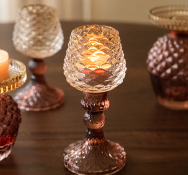 Tealight Holder Pincone Yellow - Medium - Things I Like Things I Love