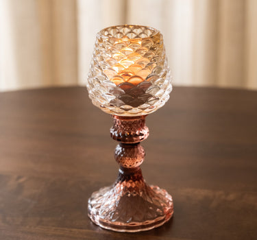 Tealight Holder Pincone Yellow - Medium - Things I Like Things I Love