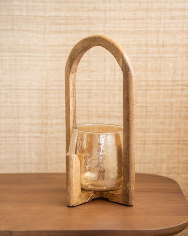 Tealight Holder Ravi Wood - Things I Like Things I Love