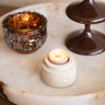 Tealight Holder Travertine Natural - Things I Like Things I Love