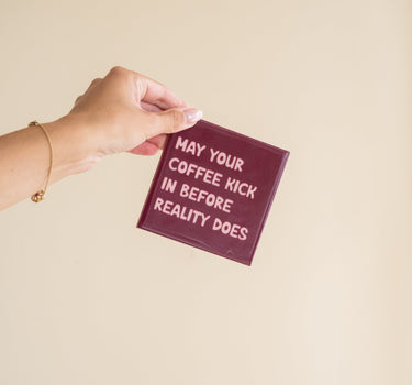 Tegeltje May Your Coffee - Things I Like Things I Love