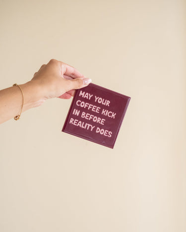 Tegeltje May Your Coffee - Things I Like Things I Love