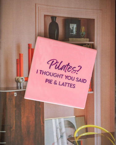 Tegeltje Pilates Roze - Things I Like Things I Love