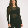 Tessy O - Neck Lace Top Black - Things I Like Things I Love