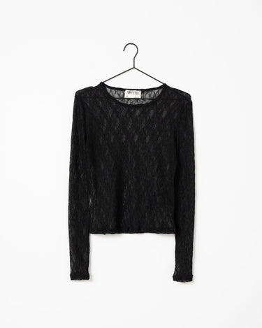 Tessy O - Neck Lace Top Black - Things I Like Things I Love