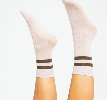 Thyra Socks Beige Melange Sand - Things I Like Things I Love
