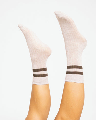 Thyra Socks Beige Melange Sand - Things I Like Things I Love