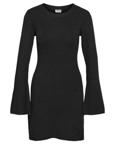 Tiffany Knit Dress Black - Things I Like Things I Love