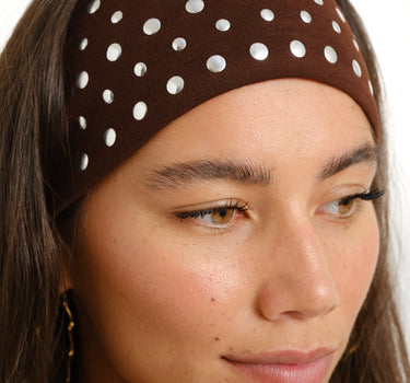 TILTIL All Over Studs Stirnband Braun