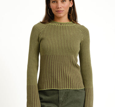 TILTIL Yella Cable Jumper Green