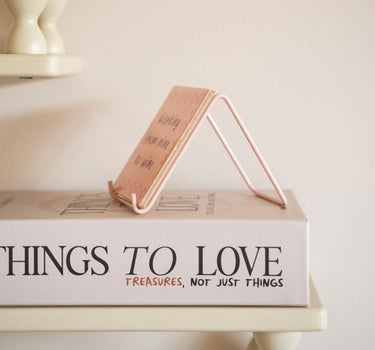 Tile Holder Pink - Things I Like Things I Love