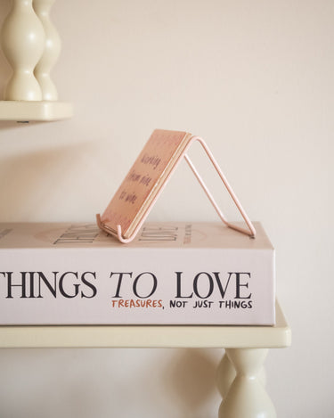 Tile Holder Pink - Things I Like Things I Love