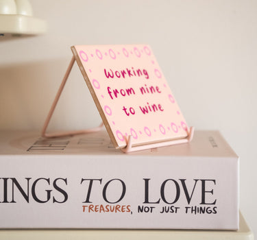 Tile Holder Pink - Things I Like Things I Love