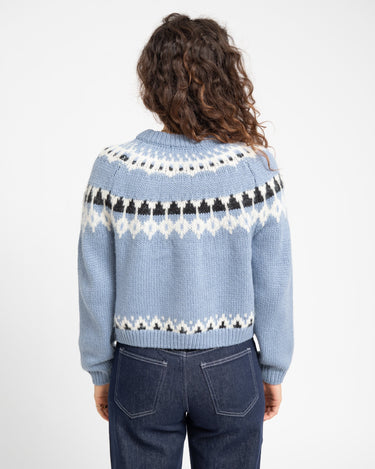 Tillie O - Neck Knit Stonewash - Things I Like Things I Love