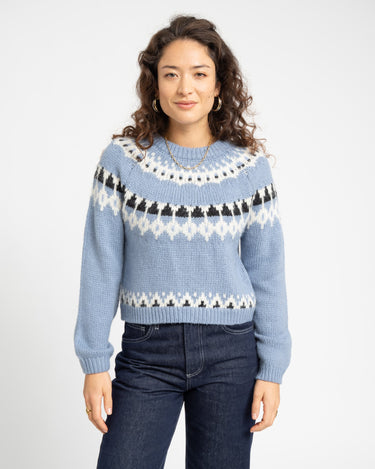 Tillie O - Neck Knit Stonewash - Things I Like Things I Love