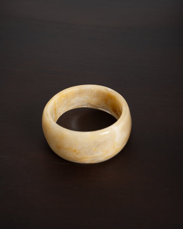 TILTIL Acrylic Roundy Bangle Honey Yellow - Things I Like Things I Love