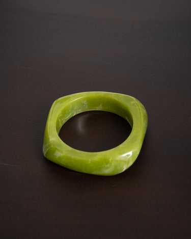 TILTIL Acrylic Squary Bangle Green - Things I Like Things I Love