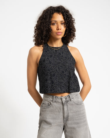 TILTIL Ai - vi Crop Top Black Lace Black - Things I Like Things I Love