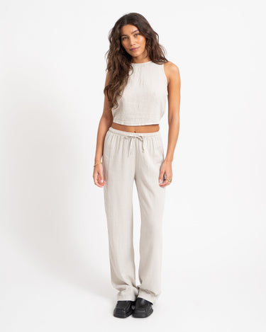 TILTIL Ai - vi Linen Top Beige - Things I Like Things I Love