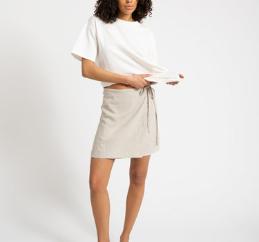 TILTIL Ai - vi Skirt Linen Beige - Things I Like Things I Love