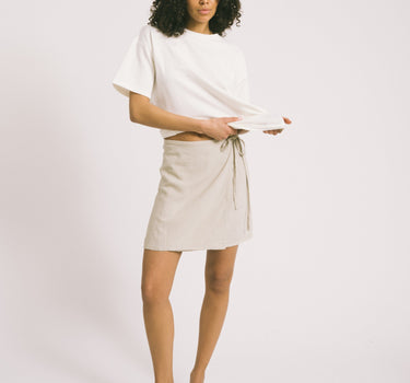 TILTIL Ai - vi Skirt Linen Beige - Things I Like Things I Love