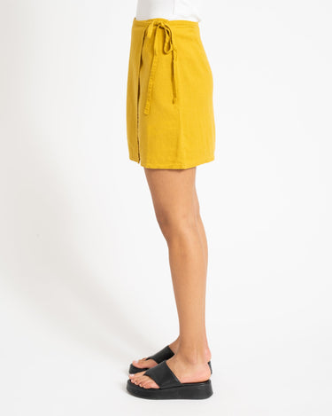 TILTIL Ai - vi Skirt Linen Mustard - Things I Like Things I Love