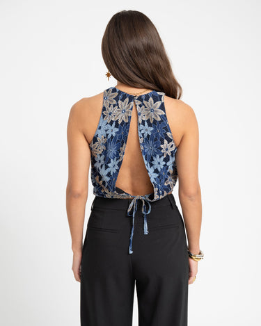 TILTIL Ai - vi Top Multi Floral Bue - Things I Like Things I Love