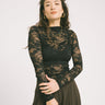 TILTIL Amaya Lace Longsleeve Black - Things I Like Things I Love