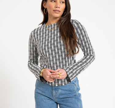 TILTIL Amily Graphic Print Black - Things I Like Things I Love