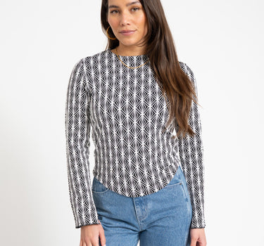 TILTIL Amily Graphic Print Black - Things I Like Things I Love