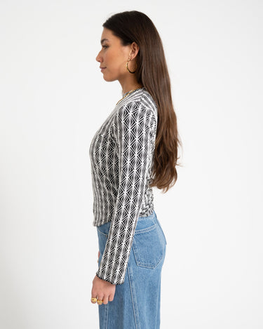 TILTIL Amily Graphic Print Black - Things I Like Things I Love