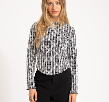 TILTIL Amily Graphic Print Black - Things I Like Things I Love