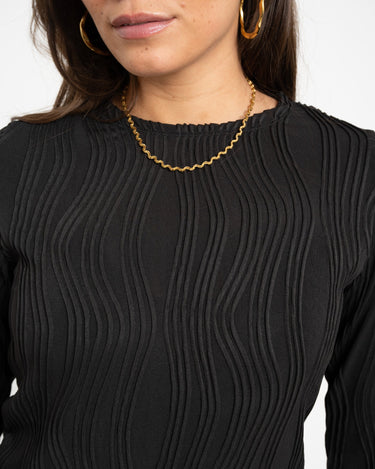 TILTIL Amily Swirl Longsleeve Black - Things I Like Things I Love