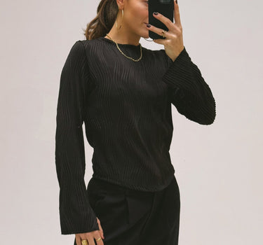 TILTIL Amily Swirl Longsleeve Black - Things I Like Things I Love