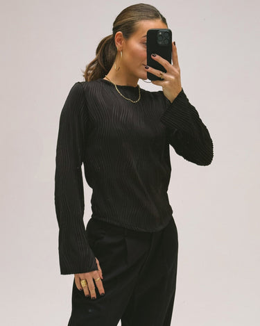 TILTIL Amily Swirl Longsleeve Black - Things I Like Things I Love