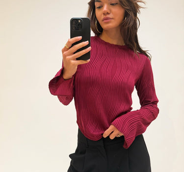 TILTIL Amily Swirl Longsleeve Bordeaux - Things I Like Things I Love