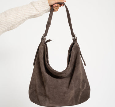 TILTIL Ariana Bag Dark Brown Suede - Things I Like Things I Love
