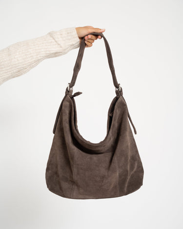 TILTIL Ariana Bag Dark Brown Suede - Things I Like Things I Love