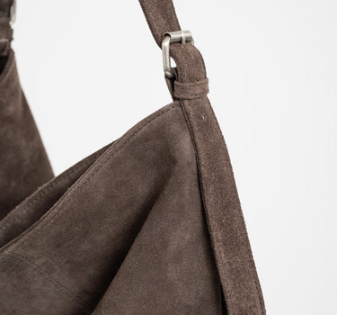 TILTIL Ariana Bag Dark Brown Suede - Things I Like Things I Love