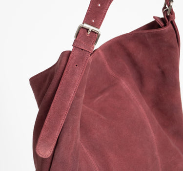 TILTIL Ariana Bag Suede Donkerpaars - Things I Like Things I Love