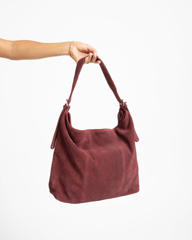 TILTIL Ariana Bag Suede Donkerpaars - Things I Like Things I Love