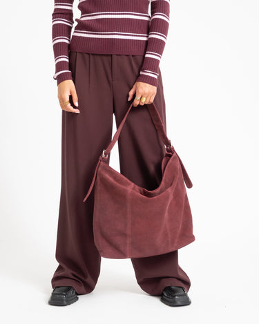 TILTIL Ariana Bag Suede Donkerpaars - Things I Like Things I Love