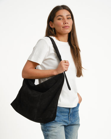 TILTIL Ariana Bag Suede Zwart - Things I Like Things I Love