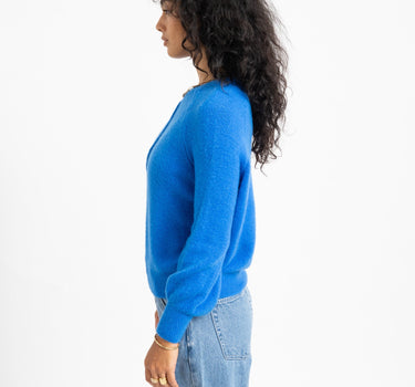 TILTIL Arya Button Up Knit Blue One Size - Things I Like Things I Love