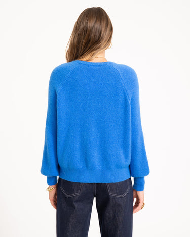 TILTIL Arya Button Up Knit Blue One Size - Things I Like Things I Love